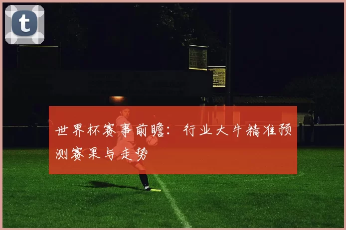 世界杯赛事前瞻:行业大牛精准预测赛果与走势
