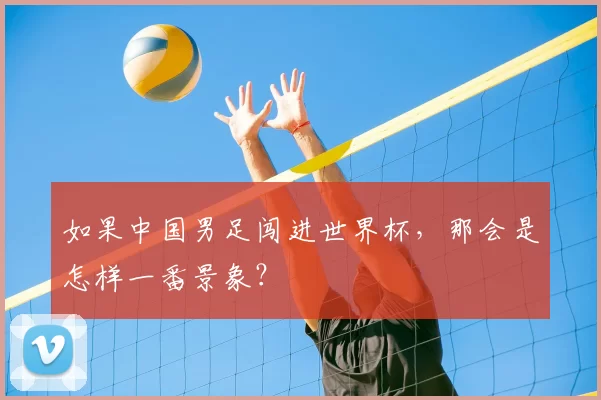 如果中国男足闯进世界杯,那会是怎样一番景象?